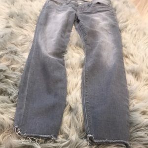 JOE’S jeans skinny raw hem